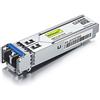 10Gtek per HPE 1G SFP LX Singlemode Transceiver JD119A/ JD119B/ JD494A/ JC875A, 1000Base-LX SFP Mini-Gbic Modulo, Dual LC Connector, 1310nm, 10km