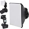 Topiky Mini 3,9x5,1 Pollici DSLR/SLR Flash Softbox Diffusore, Accessorio Fotografico Portatile a Forma Rettangolare Rettangolare per Fotocamera Flash Esterno Luce velocità Luce