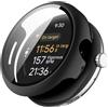 FTRONGRT Cover Compatibile con Google Pixel Watch 3 41mm, PC + Pellicola Temperata, Antigraffio Custodia Protettiva Compatibile con Google Pixel Watch 3 41mm. Nero