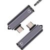 Aksenli Adattatore USB C a 3.5mm Aux DAC Audio(2 pack)per iPhone 16 15 Pro Max per Apple Tipo C Cavo Jack Cuffie Adapter per iPad Auto Cavetto Accessori Compatibile per Samsung S25 S24 S23 Macbook Connettore