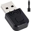 CINAMON Bluetooth 5.3 Adattatore Audio, USB C Trasmettitore Adattatore Audio PC, aptX, Adaptive HD Audio Dongle per PS4 PS5 Switch, Type C, Console di Gioco PC, Plug&Play