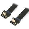 Cablecc - Cavo piatto FPV da micro HDMI maschio a micro HDMI FPC, 20 cm, per fotografia aerea multicopter GOPRO