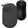 kwmobile Custodia Mouse Wireless Compatibile con Logitech G PRO X Superlight 2 / Superlight 2 SE - Custodia Neoprene Mouse - Astuccio Porta Mouse PC Gaming grigio scuro