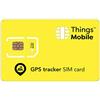 Things Mobile Scheda SIM per localizzatore GPS - Things Mobile - con copertura globale e rete multi-operatore GSM/2G/3G/4G, senza costi fissi. 10€ di credito Incluso