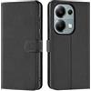 Verco Custodia per Xiaomi Redmi Note 13 Pro 4G, custodia a libro per Redmi Note 13 Pro 4G Case [funzione carte di credito/leggio], colore nero