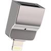 Aksenli Adattatore Lightning a USB Lettore Schede Micro SD(2 in 1)per iPhone 14 13 12 Pro Max per Apple MFi Certified Adapter OTG 3.0 Chiavetta Mouse per iPad Fotocamera TF Memory Stick Card Reader Adattatori