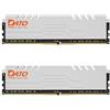 DATO 32GB RAM (16GBx2), DDR4 3200MHz con dissipatore di calore, PC4-25600 CL16 1.35V 288-Pin Non-ECC UDIMM, modulo di memoria desktop per gaming, Extreme White