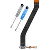 MMOBIEL Connettore Dock Compatibile con Samsung Galaxy Tab 3 2013 - Presa di Ricarica Micro USB - Audio Jack/Microfono/Antenna di Ricambio - Incl. Cacciaviti