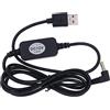 DigitCont - Cavo di alimentazione USB 5 V a DC 12 V, compatibile con spot e nuovo (terza generazione), cavo di alimentazione USB da 5 V a DC 12 V, colore nero