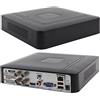 JTLB 4 Canali 4CH Sicurezza CCTV AHd CVI/TVI/DVr NVR 5 in 1 Videoregistratore in Tempo Reale 100-240V (Norma europea 100-240 V)