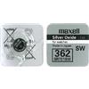 Maxell 362 SR721SW Orologio a bottone Ossido di argento Low Drain 2,1 X 7,9 (hxã & # x2DC;/mm) 1,55 V in blister by Maxell