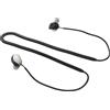 kwmobile Laccetto Portauricolari Compatibile con Sony WF-1000XM5 - Cordino Porta-cuffie in-ear - Laccio Blocca-cuffiette nero