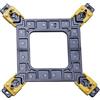 NMD&LR Staffa della Ventola di Raffreddamento della CPU, Staffa della Ventola della CPU con Fibbia del Computer Desktop, Adatta per La Base Lga775 / 115X / 1366/2011