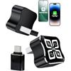 GCNWW Adattatore wireless Carplay 4 in 1, adattatore wireless per auto Plug and Play, AirPlay Screen Mirroring per i-Phone, compatibile con Android per mirroring dello schermo, converte cablato in