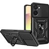 ESTH® Custodia per Realme C33 con Custodia per Fotocamera Scorrevole e Supporto ad Anello [Cover Paraurti Compatibile con Supporto Magnetico per Auto], Nero