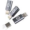 zoyuzan 27W Adattatore di ricarica USB C a Lightning (3 pezzi) PD Charger Type-c Female Jack di ricarica per Apple MFI Certified per iPhone14 13 12 Pro Max per iPad Data Trasferimento Accessori Converter