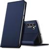Verco Custodia a libro per Samsung Galaxy A34 5G, in pelle PU, colore: blu
