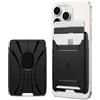 Spigen Rugged Armor 2 MagFit Portafoglio MagSafe Wallet Magnetico Portacarte Compatibile con iPhone 17/16/15/14/13/12 Modelle, Accessori MagSafe - Nero Opaco