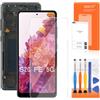AGCUT Schermo LCD OLED per Samsung Galaxy S20 Fe / S20 Fe 5G Display LCD SM-G780 SM-G781 6,5 schermo touch screen assembly con riparazione (nero con cornice, supporta impronte digitali)