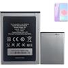 HIGHAKKU Batteria di ricambio compatibile con Oukitel S68 1ICP5/58/74 Oukitel C16 & Oukitel C16 Pro Cellphone