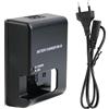 iwui Caricabatterie MH-25/MH-25a per Batterie EN-EL15/EN-EL15a/EN-EL15b, Compatibile con Nikon D500 D600 D610 D750 D780 D800 D800E D810 D810A D850 D7000 D7100 D7200 D7500 Z5 Z6 Z6 II Z6 III Z7 Z7 II Z8 Coo