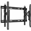 RO&CO Multibrackets Push-Out600 Support TV mural inclinable 43″-86″, VESA 100x100-600x400, système Push-Out 15 cm, réglage fin et latéral, jusqu'à 60 kg, noir.