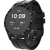 TheArtists Smartwatch Uomo Donna The Artists Milano, impermeabile IP68, frequenza cardiaca, temperatura corporea, attività sportiva, contapassi e calorie, notifiche social e meteo, batteria a lunga durata