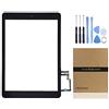 Hedywei Schermo Tattile di Ricambio per iPad 5 A1822, A1823 (2017 9.7 inch) Touch Screen Digitizer con Kit utensile (Nero)