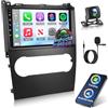 Techschermo [4+64G] Autoradio Carplay per Mercedes Benz B200 A B Class W169 A160 A180 2008-2012 - 9 Pollici IPS 1280 * 720P Touchscreen DSP Audio - Wireless Android Auto, SWC + Telecamera di Backup AHD