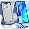 ARSSLY Schermo LCD per Samsung Galaxy A16 5G LCD Display per Samsung A16 5G SM-A166B SM-A166P SM-A166E Touchscreen Digitazer Assembly Sostituzione Schermo con Riparazione Kit (Nero con Telaio)