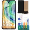 SRJTEK per Xiaomi Black Shark 4 Pro Sostituzione dello schermo per Xiaomi Black Shark 4 Sostituzione LCD per Xiaomi Black Shark 4 Digitizer per PRS-H0 Diaplay Touch Screen Parti di riparazione (Incell)