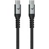 W Wonder - Cavo USB tipo C/C 2 m 100 W PD 5A 480 Mb/s ricarica rapida QC 4.0 caricatore tipo C nylon intrecciato per iPhone 17 16 15 Samsung S23 Ultra iPad MacBook Pro Google Pixel 7 Xiaomi Switch PS5
