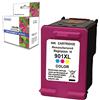 ELLENNE CARTUCCIA COMPATIBILE PER HP 901 XL COLORE 901XL STAMPANTE OFFICEJET 4500, J4500 WIFI, J4524, J4535, J4580, J4585, J4600, J4624, J4660AIO, J4680, J4860, G510n, G510