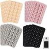 JSMTKJ 16 Ventosa in Silicone, Ventosa Cellulare Supporto Quadrato a ventosa, ventosa per cellulare accessori mobili su un lato in silicone, per telefoni cellulari, power bank e guida