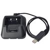 TWAYRDIO uv Baofeng caricabatterie USB bidirezionale per walkie talkie da tavolo e radio da prosciutto 5R/Replus/TH-F8