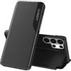 Fiyer Cover Per Samsung Galaxy S26 Ultra 5G Pelle Clear View Fine Flip Custodia A Libro Cover Galaxy S26 Ultra Cover 360 Antiurto Antigraffio Cavalletto Supporto Nero