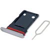 Eonpam Vassoio Carta SIM per (Oneplus 8) qualità Originale Porta Scheda SIM Ricambio Slot Scheda Memoria SD con Pin della Scheda SIM(Argento)