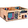 OSOYOO IoT Wooden House Learner Kit for Arduino MEGA2560 Smart Home Electronic STEM Starter Set | Learning Internet of Things, How to code, Mechanical Building Educational Coding for Teens Adults