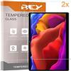 REY Pack 2X Pellicola salvaschermo per Lenovo Yoga Pad PRO 2021 13, Vetro temperato, di qualità Premium