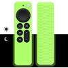BIIULHCI Custodia telecomando per Apple TV 4K Siri Remote 3rd Gen (2022) / 2nd Gen (2021) - Custodia in silicone per accessori TV (Green Glow)
