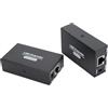 Plyisty Extender USB, 5W Diffuso 480 Mbit/S USB Ethernet RJ45 LAN Extender 262ft per PC (Spina europea)