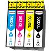 HenceBuy 503XL Compatibili per Cartucce Epson 503 XL Multipack per Stampante Expression Home XP-5200 XP-5205 XP5200 XP5205 Workforce WF-2960DWF WF-2965DWF WF-2960 WF-2965 WF2960 WF2965 (4 Pezzi)