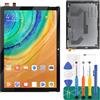 SRJTEK Kit di sostituzione per Microsoft Surface Pro 5 12.3 1796 LCD Display Display Touch Digitizer Repiar Kit (nero, senza cornice)