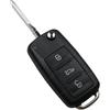 Azonelife 3 Pulsanti Guscio Ricambio per Chiave Auto, Shell di Ricambio Universale per Chiave, Custodia per Chiave Telecomando, Ricambio Custodia Cover per Chiave, Cover Guscio per Chiave a Distanza, Compatibil