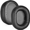 Miruchertter Cuscinetti auricolari di ricambio HS55 HS65, compatibili con cuffie da gioco Corsair HS55 / HS55 Pro / HS65 Comfort in pelle proteica ad alta densità memory foam paraorecchie copriorecchie - nero