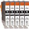 Supply Guy 5 cartucce compatibile con Canon CLI-8 CLI-8bk Nero per IP6600 IP6600D IP6600 Series IP6700D