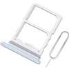 Eonpam Vassoio Carta Doppia SIM per Samsung Galaxy Z Flip6 SM-F750 Porta Scheda SIM con Pin della SIM(Blu)