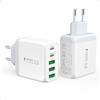 Gcstnn - Caricatore rapido USB C, 50 W, 5 porte, 2 USB C e 3 USB A, spina di ricarica multipla per iPhone 15, 14, 13, 12, 11 Pro Max/Pro/Plus, iPad, Samsung Galaxy S24 S23, Google