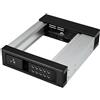 StarTech.com Modulo Hot Swap per Disco Rigido da 5,25 a 3,25, Rack Hot Swap per Hard Disk SATA/SAS da 3,5, Adattatore per Hard Drive da 5,25 a 3,5, Senza Guide, Allumunio (HSB1SATSASBA)