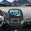 CAMECHO 2G+64G CAMECHO Android 13 autoradio per Hyundai I30 2006-2011 con Wireless Carplay Android Auto, 9 Pollici display touch 2Din con GPS Navigation WiFi Bluetooth FM/RDS SWC + telecamera posteriore + MIC